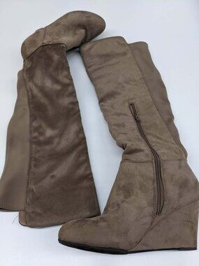 Ladies Suede Long Boots